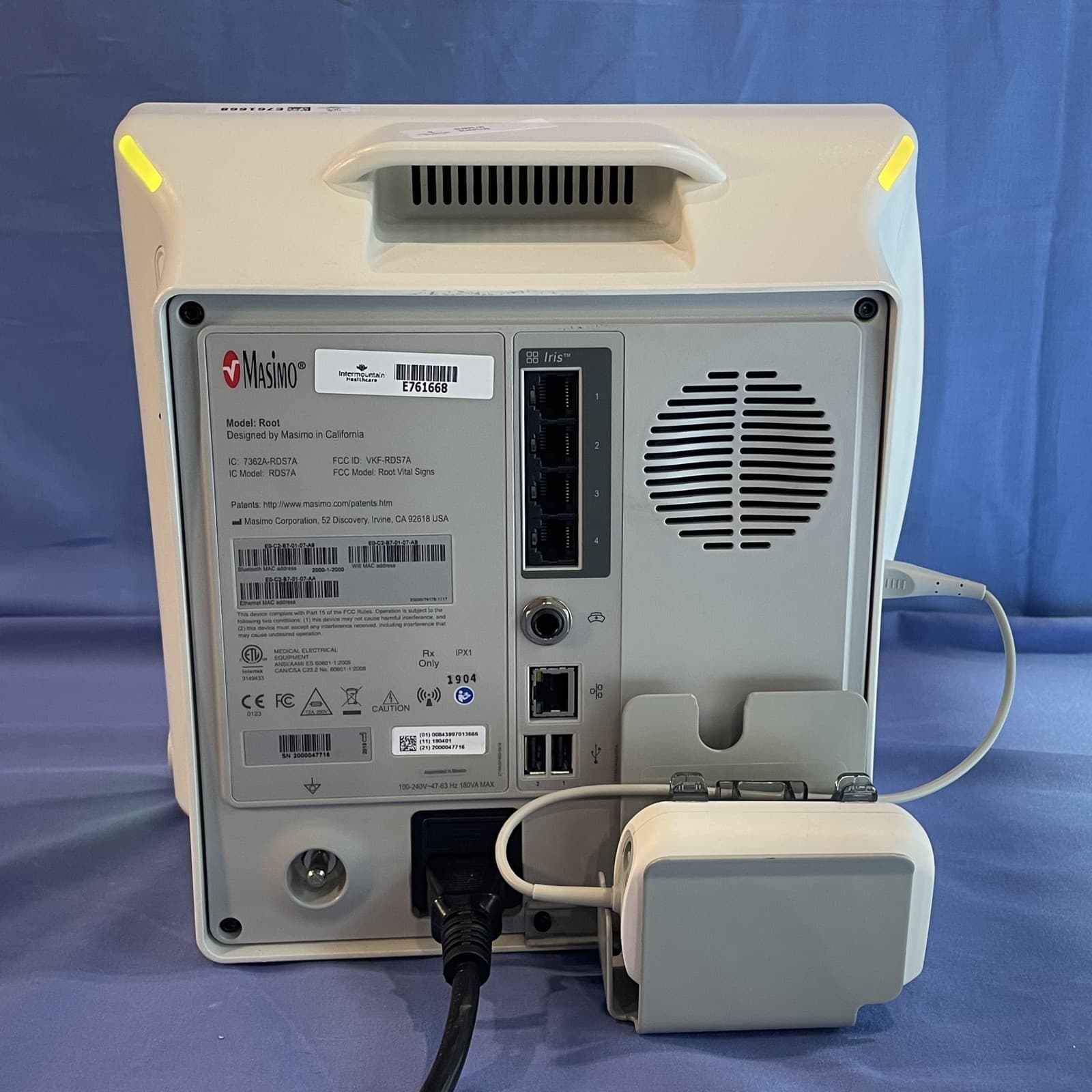 Masimo Root RDS7A Patient Monitor w/ Radical-7, ISA CO2 Module, Accessories 4