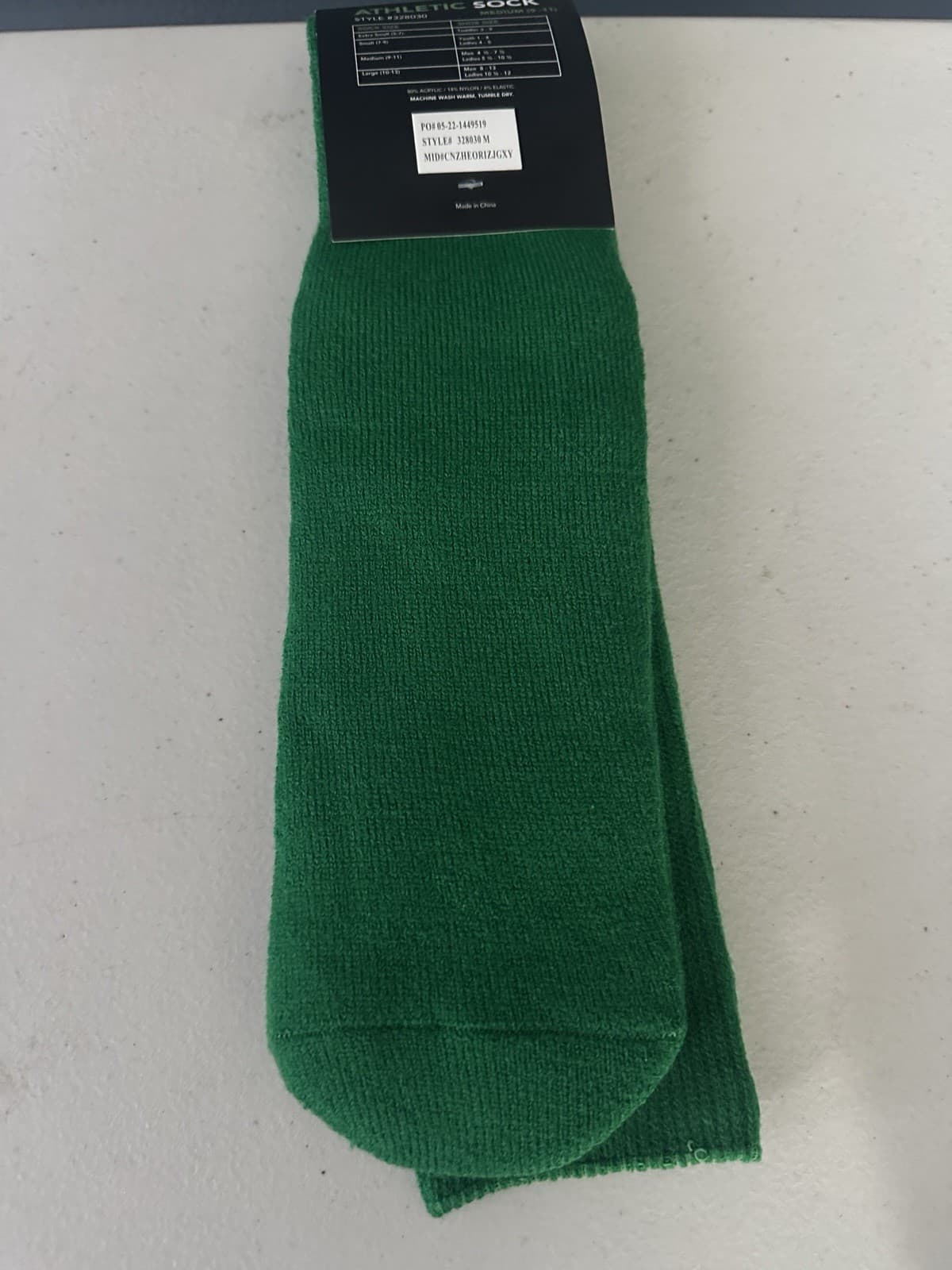 High Five Athletic Baseball Sock Medium (9-11) Green 2