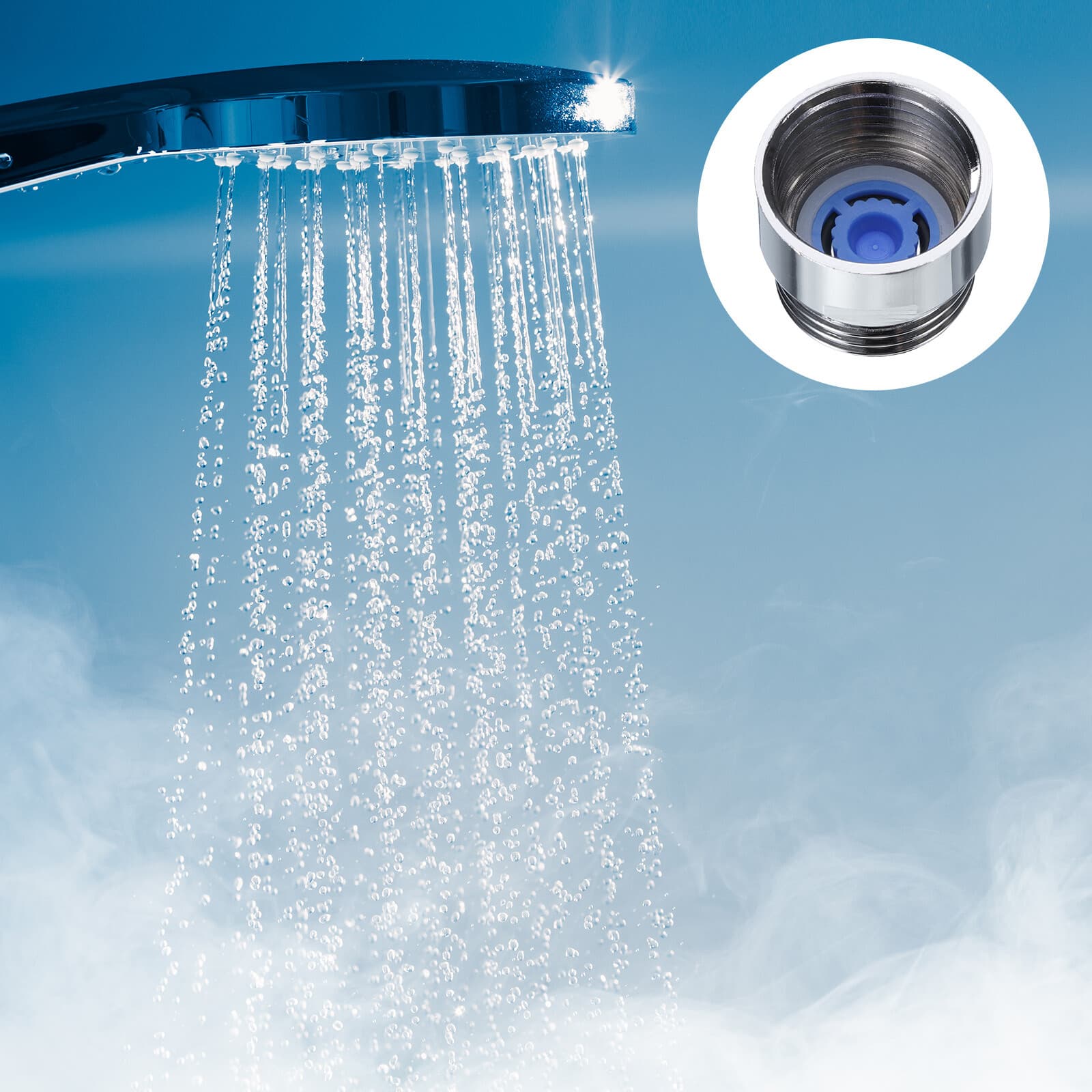 Shower Flow Reducer Limiter Set,Water Flow Saver Adapter,Restrictor Valves 5