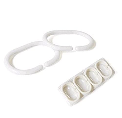  Shower Curtain Silver Grey Pattern Shower Curtain Set Durable with Hooks,72  6