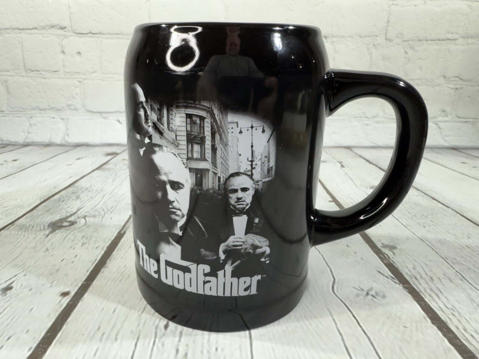 The Godfather Paramount Pictures 2012 Silver Buffalo Black Ceramic Mug Cup 3