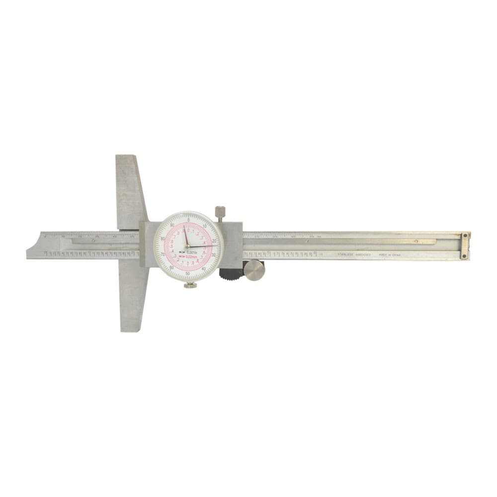 6" Inch Dial Caliper Ruler 150mm Metric Dual Mechanic Precision Measuring Tool 2