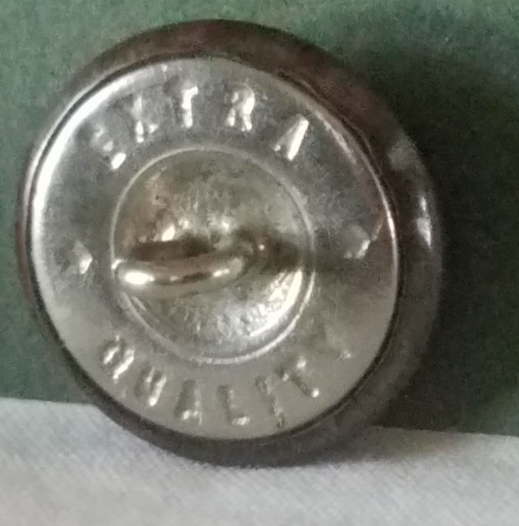 Bb FOREST SERVICE U S UNIFORM BUTTON Albert FD 52 Medium Lacquered 2