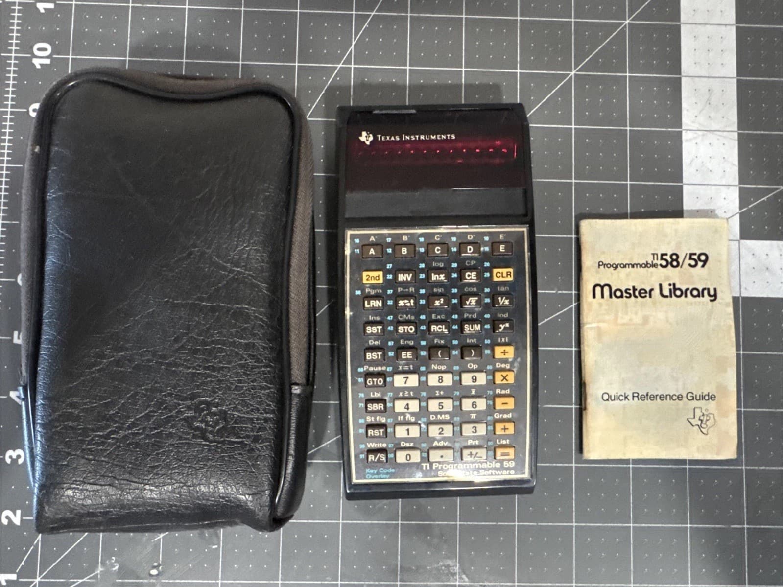 Vtg Texas Instruments TI-59 Programmable Calculator w/Module READ