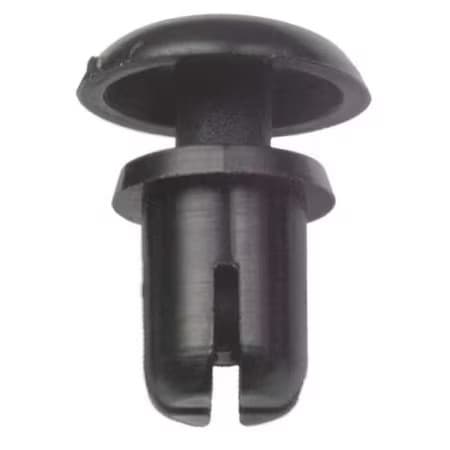 Push-In Rivet, Dome Head, 0.236 In Dia., 31/100 In L, Nylon Body, 10 Pk,