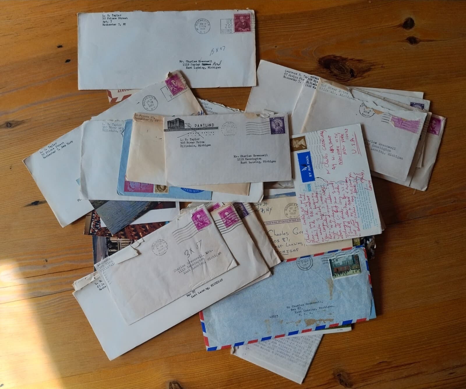 Archive of Correspondence Violinist Studying with Boulanger, Klemperer ca-1960