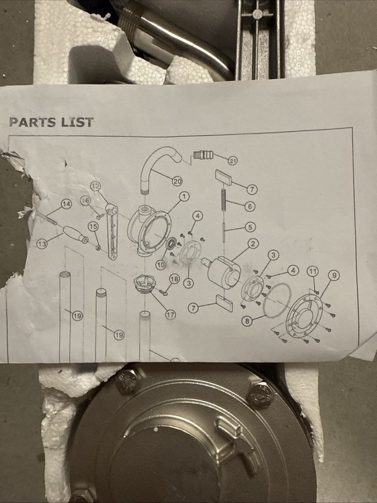 Action Pump 219SP Hand Operated Drum Pump, Rotary, 55 gal Containers, 2000 cps 6