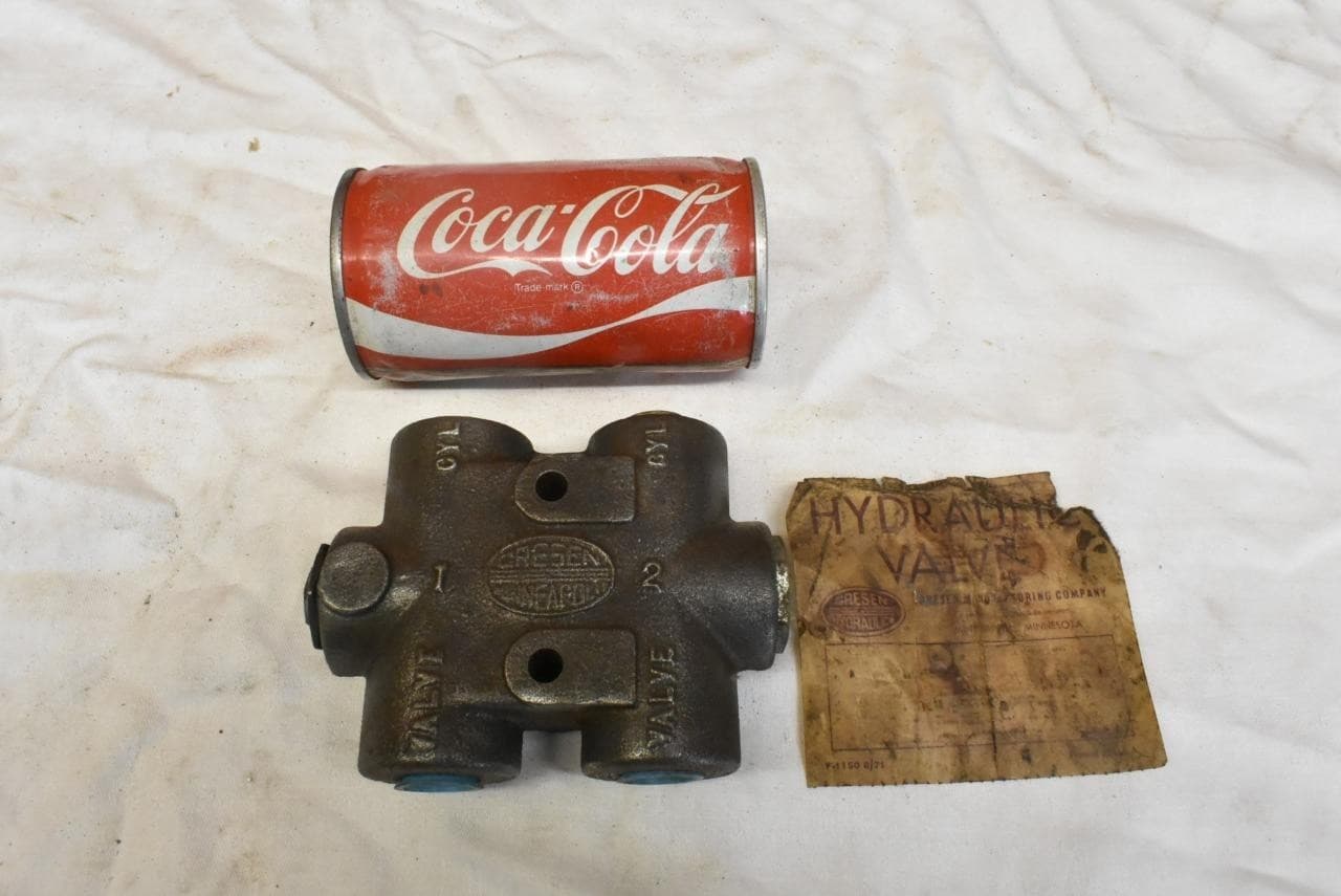 Parker Gresen Hydraulic Double Pilot Operated Check Valve NPT 210 Nice NOS