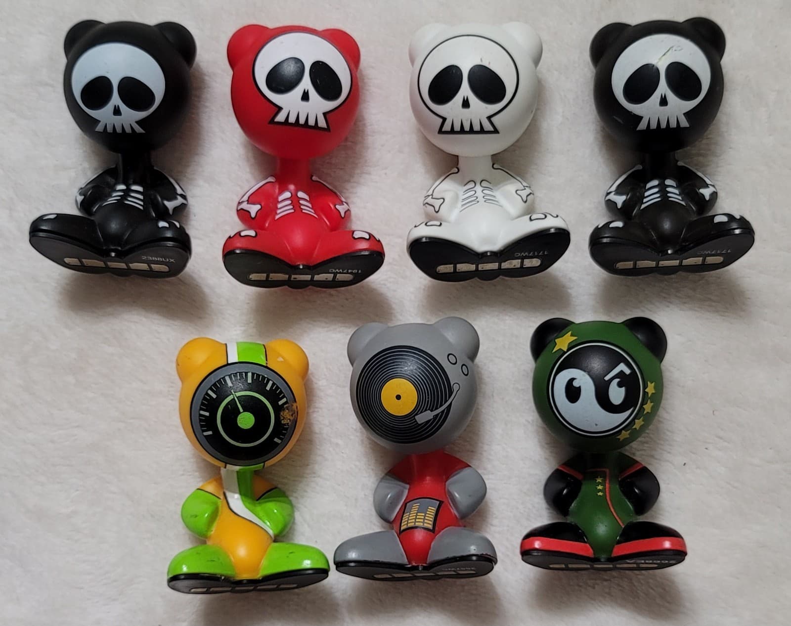 Rare UB Funkeys Radica Mattel Bones Black, Red, White, Very Rare & others LOT 7