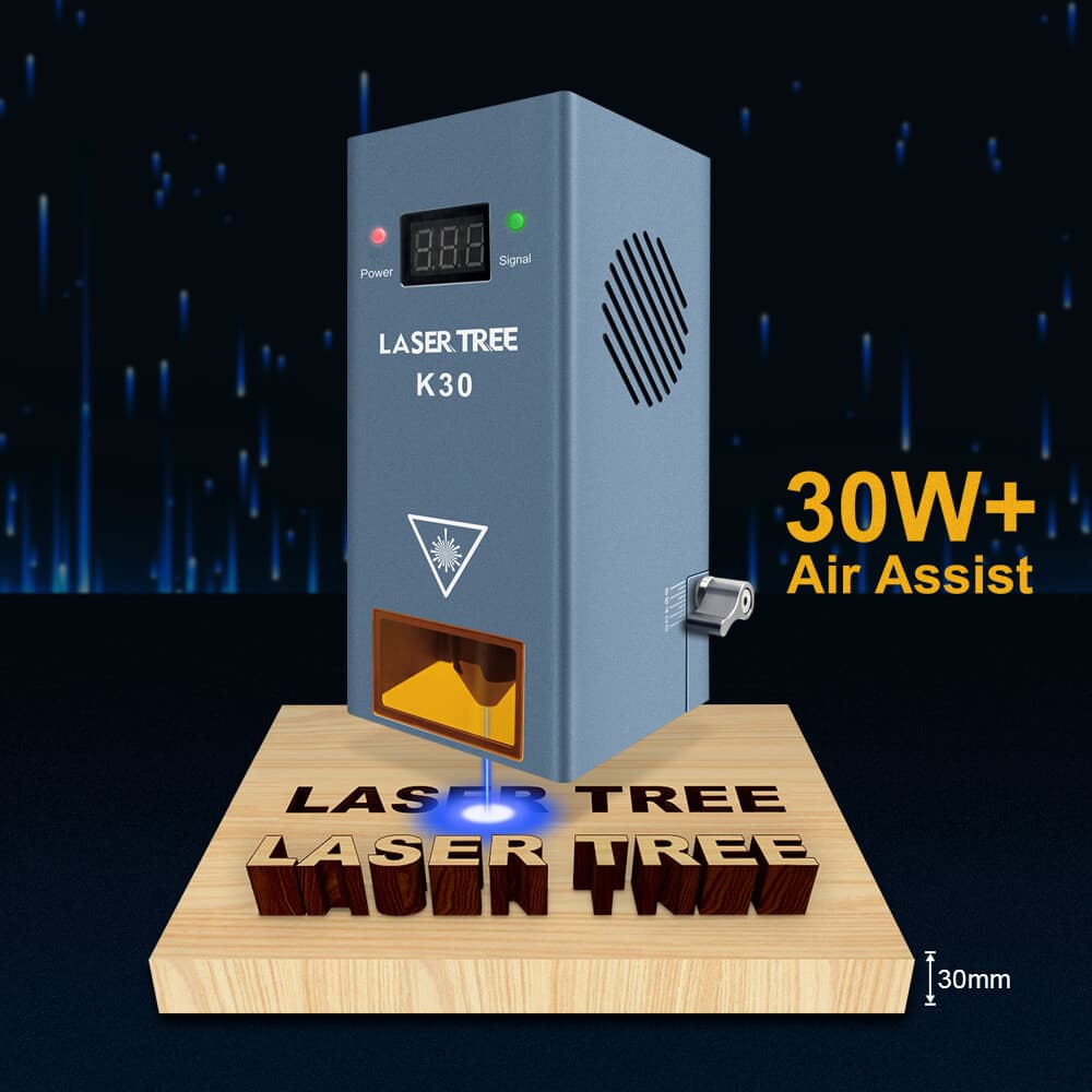 LASER TREE K30 30W Optical Power Laser Module for DIY Cutting Wood Tools 3