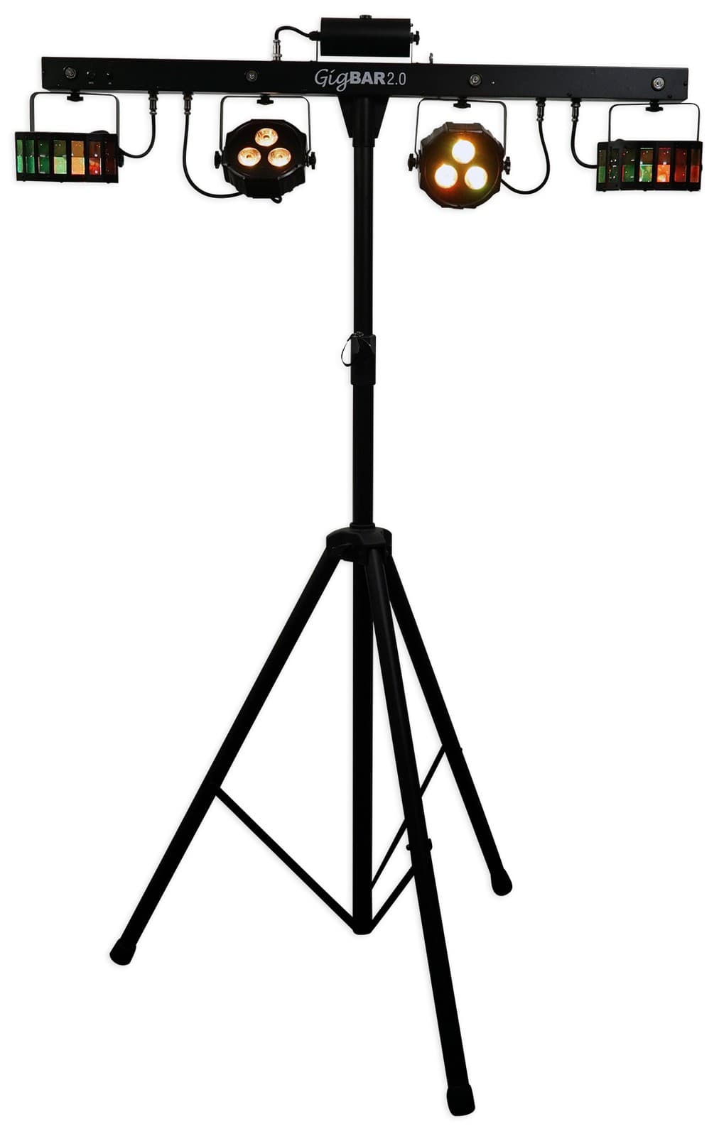 Chauvet GigBar 2.0 Light FX Bar w/Tripod+Footswitch+Remote+Bag+DMX Controller 6