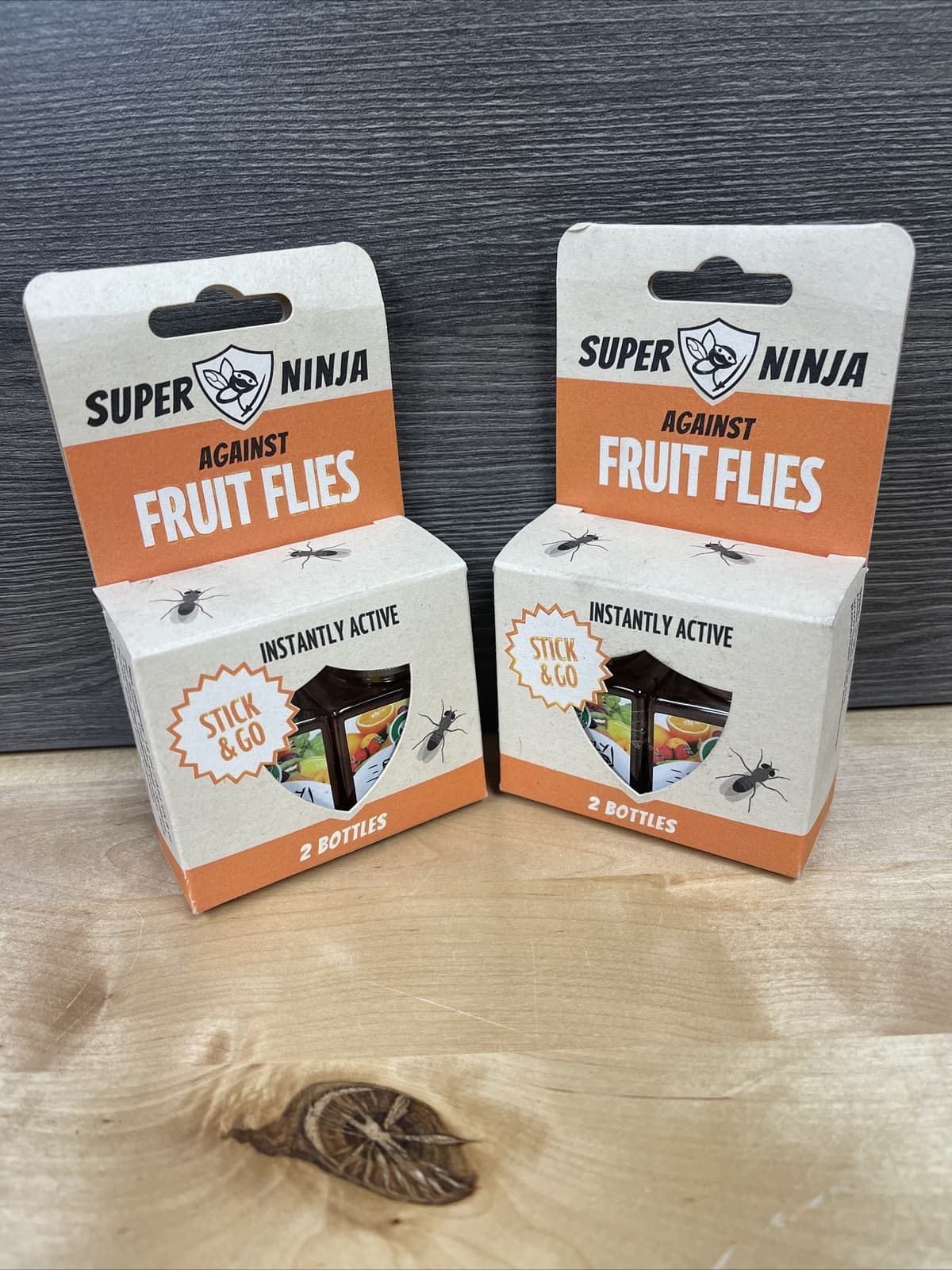 4 Bottles Super Ninja Fruit Fly Trap Highly Effective Ecological Fruit Fly Traps