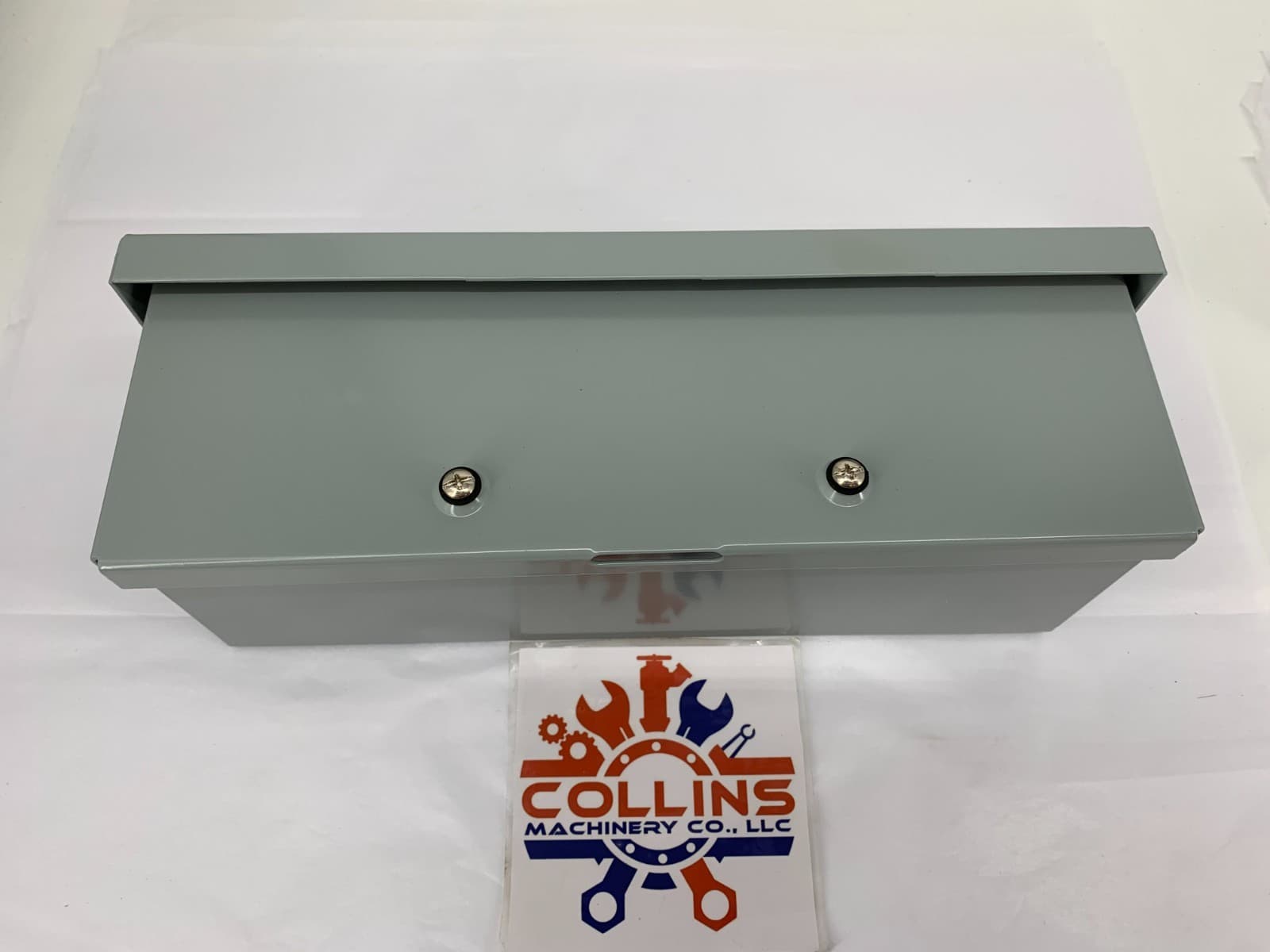 Hammond Manufacturing C3RWT412 Type 3R Wiring Trough 4" x 4" x 12" Steel Gray 3