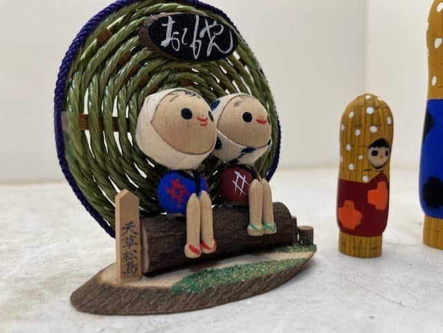 Kokeshi traditional Japanese crafts Set 6