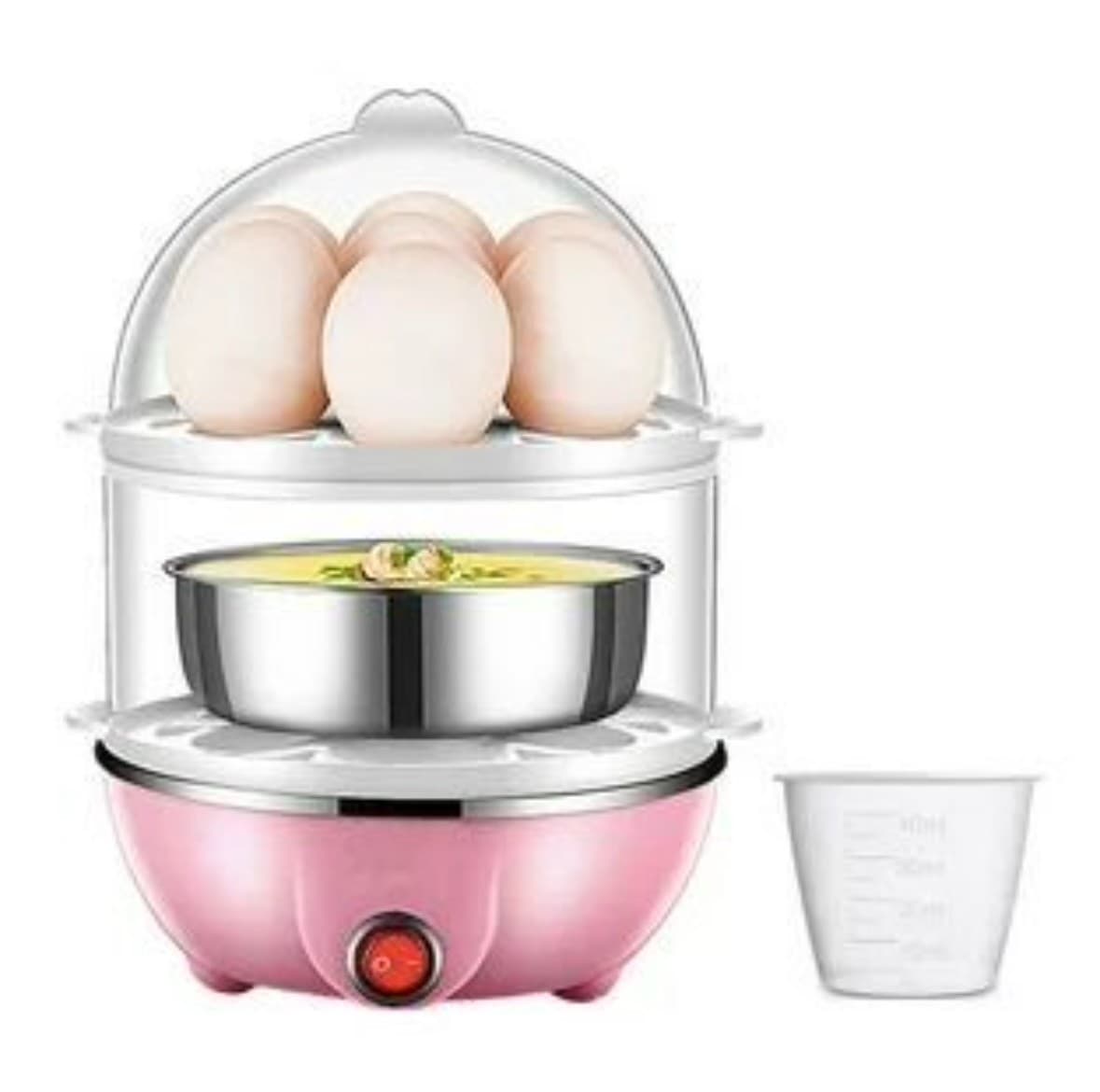 🥚 Double Layer Egg Cooker & Multi-Function Food Steamer 🥦 6