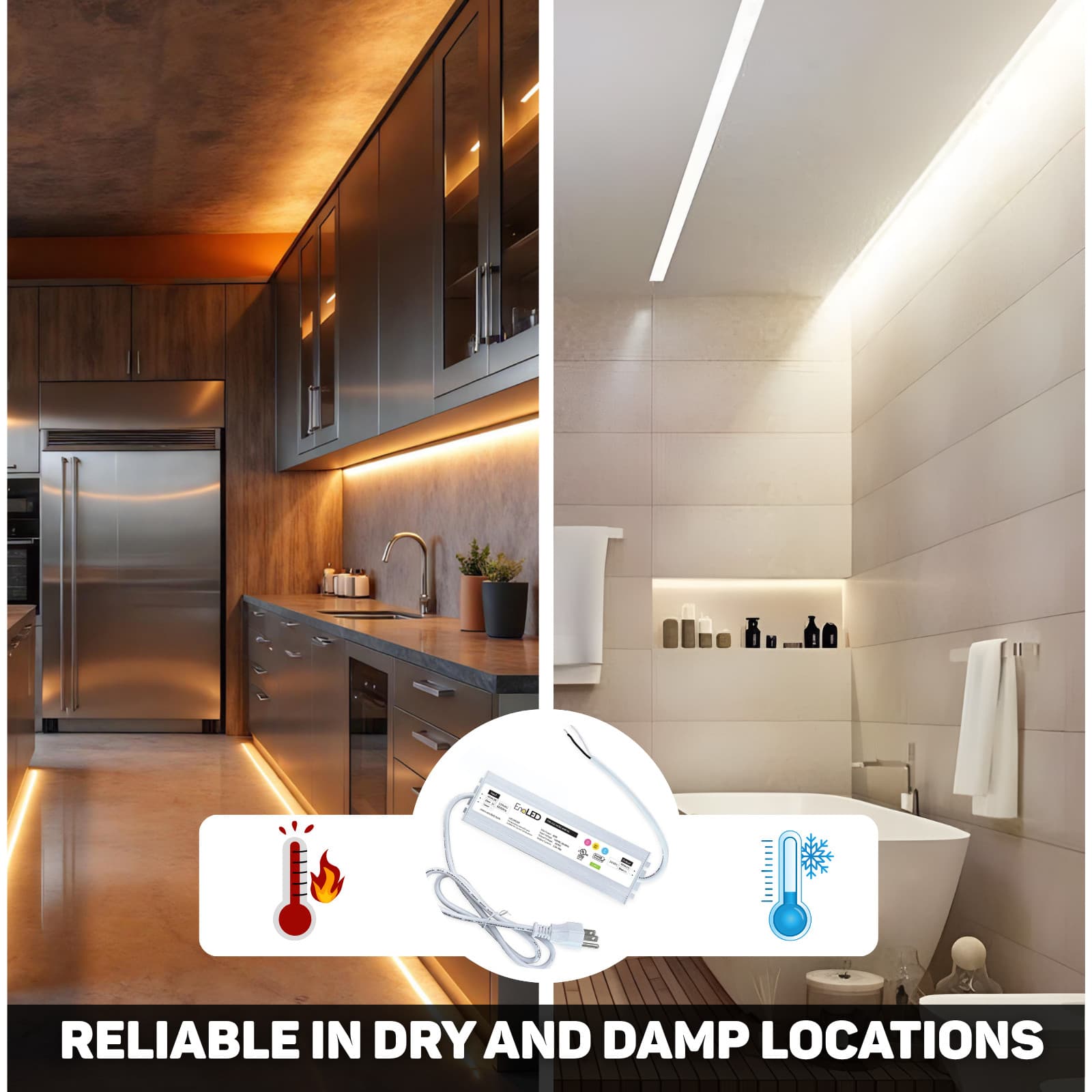 EnoLED Non-Dimmable Plug-In LED Driver ELD Series 24V IP65 60W Non-Dimmable 4