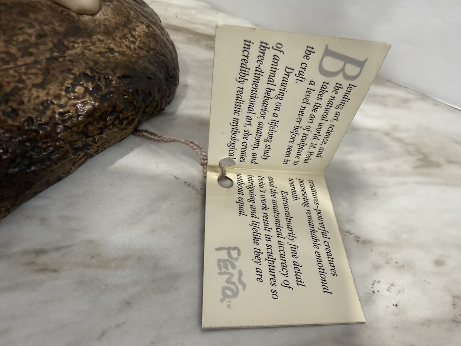 WINDSTONE EDITIONS PEGASUS Statue White Stallion Rearing Retired MelodyPena 1991 4