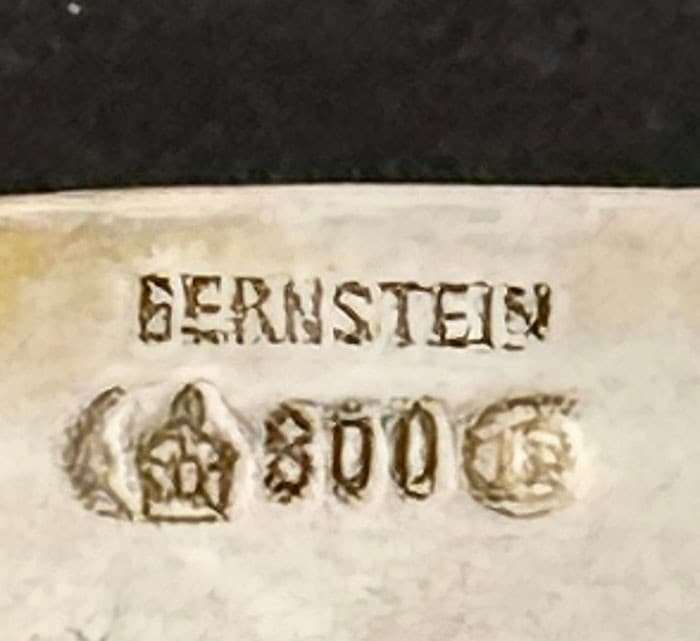 German 800 Silver 26 Piece Fish Set Lobsters Octopus Bruckman & Sohne 6