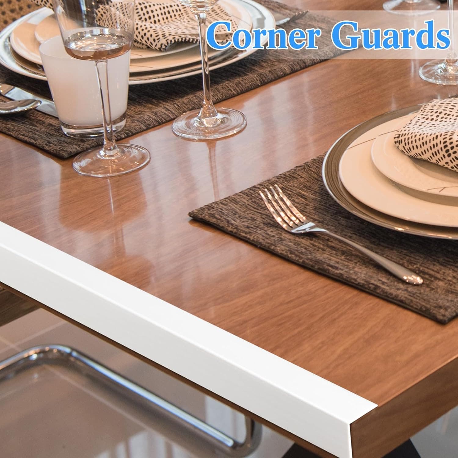 10 Pcs Wall Corner Protector Guards, Vinyl 1-1/8 X 48 Inches Trim Molding 4