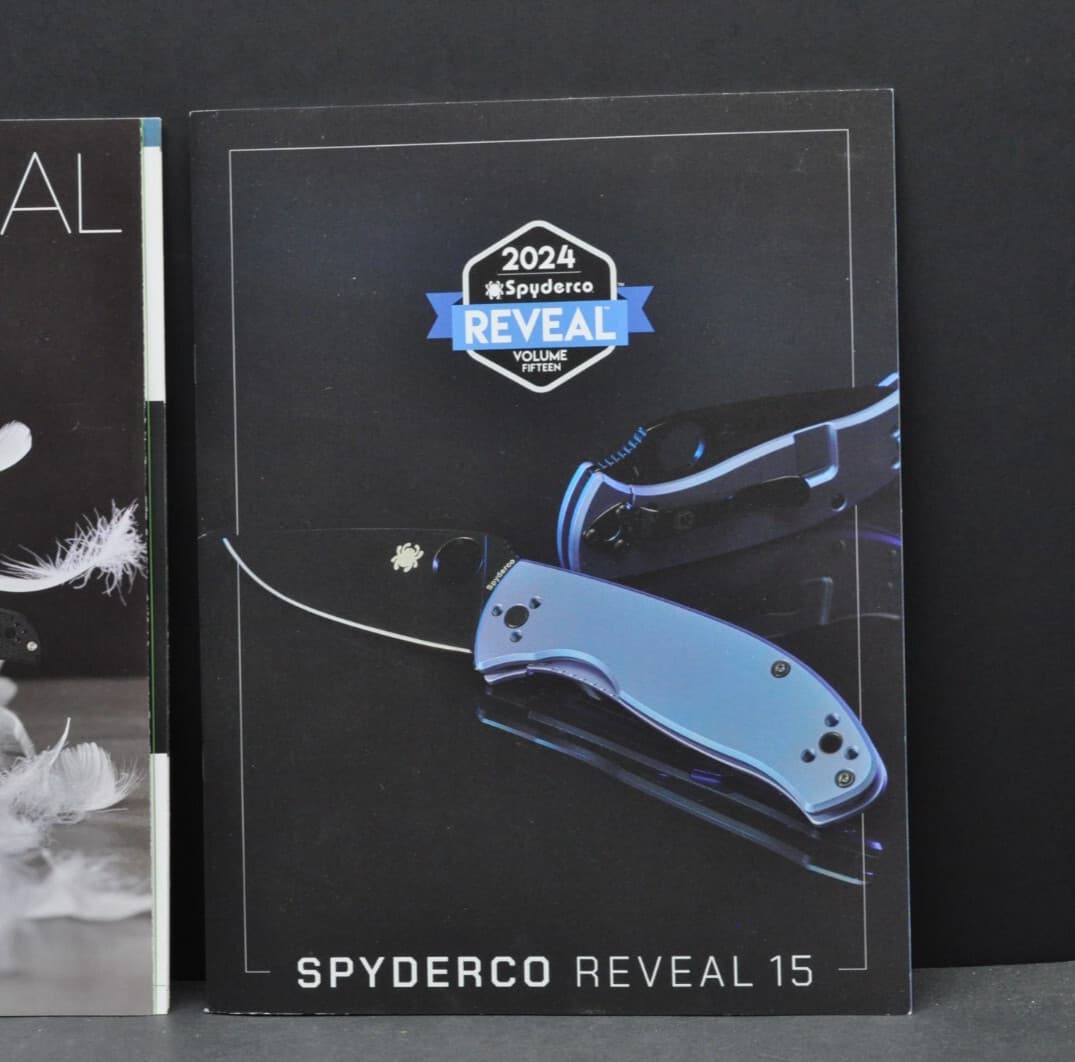Spyderco Knives New Product Reveal Catalogs 2023 2024 Knife Brochure Lot of 2 3