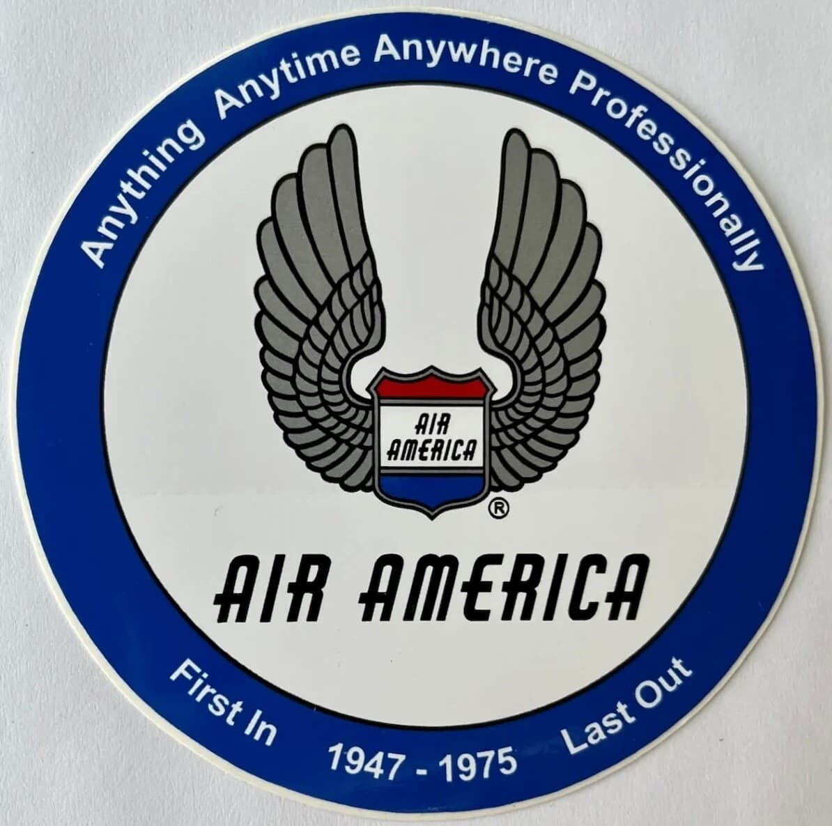 'Air America' Covert CIA Vietnam War, Laos Peel & Stick Vinyl Decal  DEC-0186