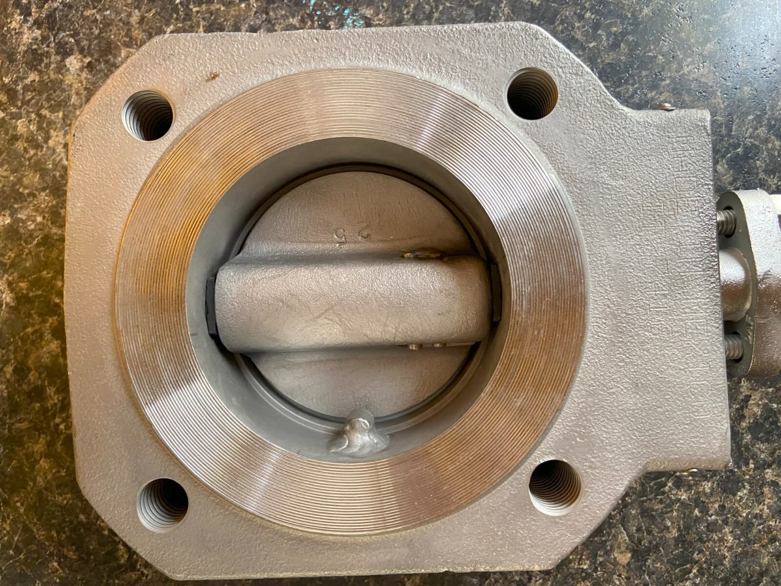 3" 150# Fisher 8560 Lug Butterfly Valve 316SS Body, PTFE, PEEK (Boxes487,462) 6