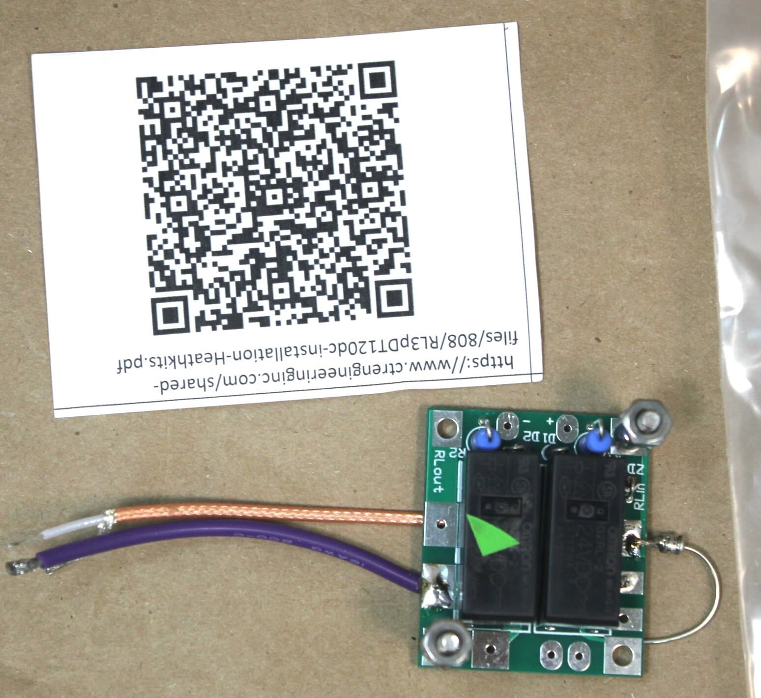 UnRS-200 Amplifier RF Antenna relay 120Vdc system for Heathkit SB200 high speed 3