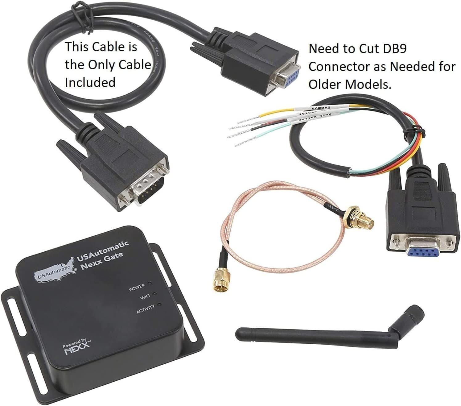 USAutomatic 030223 Nexx Gate WIFI Controller Weather Resistant Smartphone App