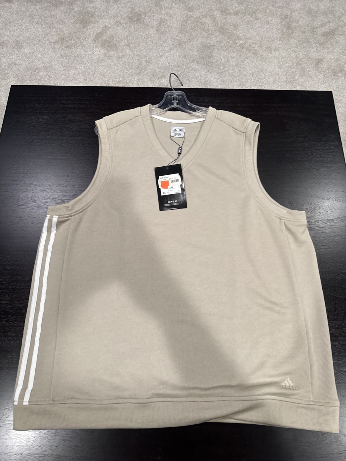 adidas men Ultimate365 Tour Vest Beige NWT 2