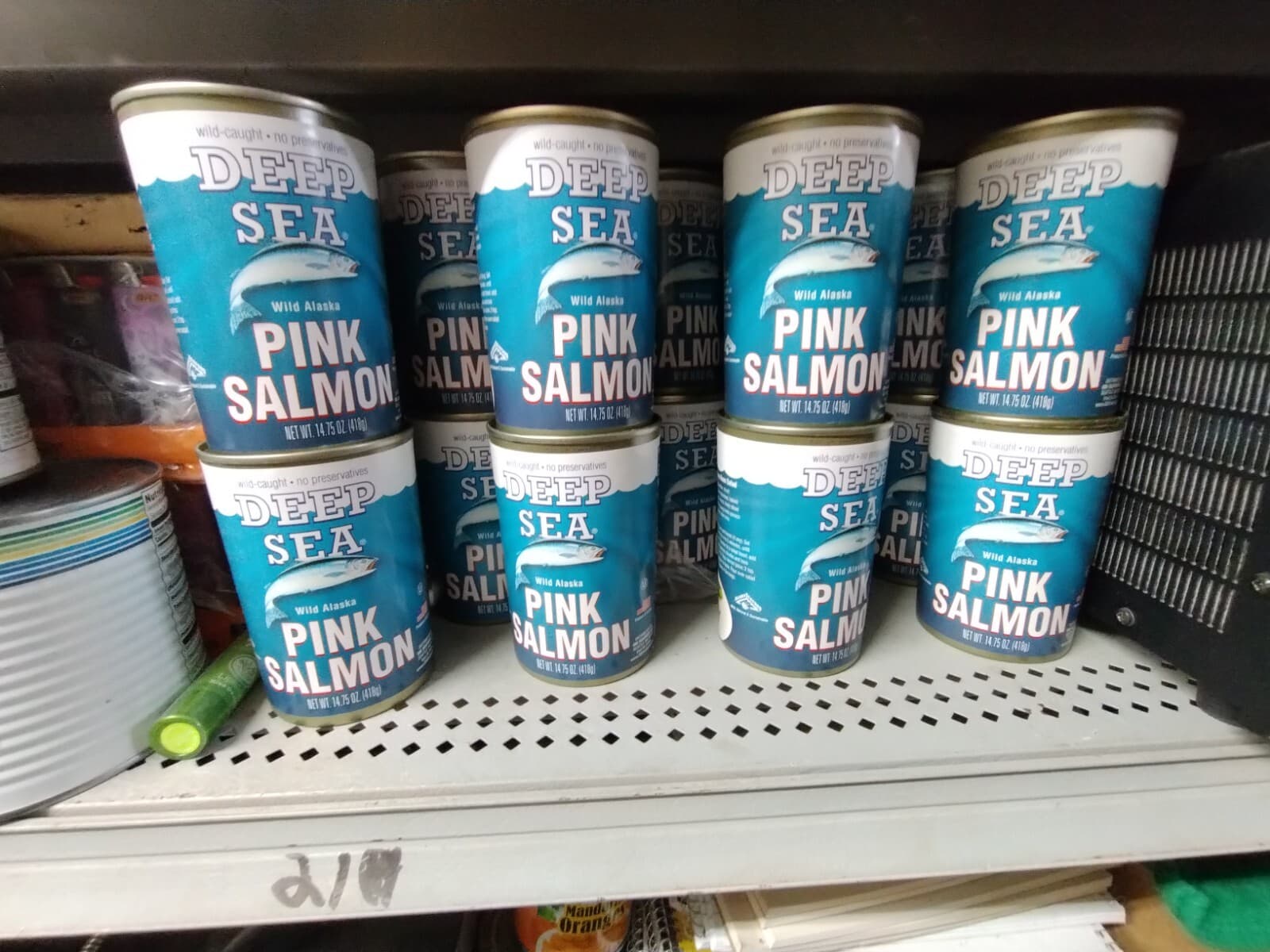 16 cans Deep Sea Pink Salmon Wild Alaska Canned 14.75 Oz, 2028 exp date 3