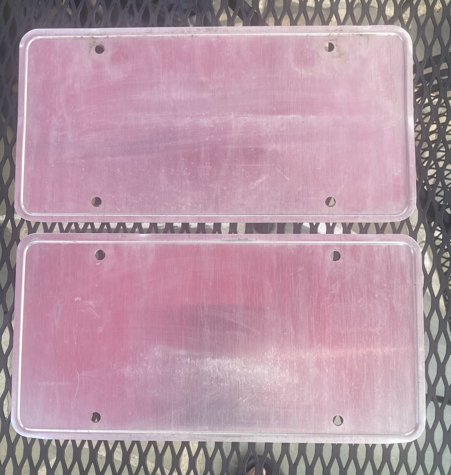 Pair of 2008 Idaho Vandels Vanity License Plates 2