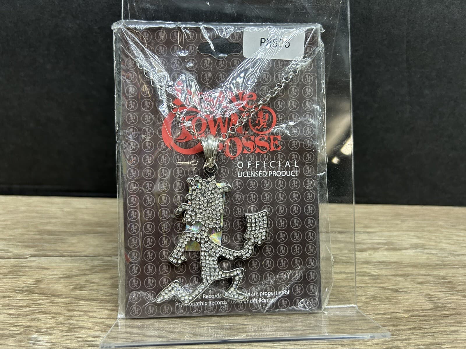 Official Licensed Juggalo Hatchetman Rhinestone Iced Necklace New