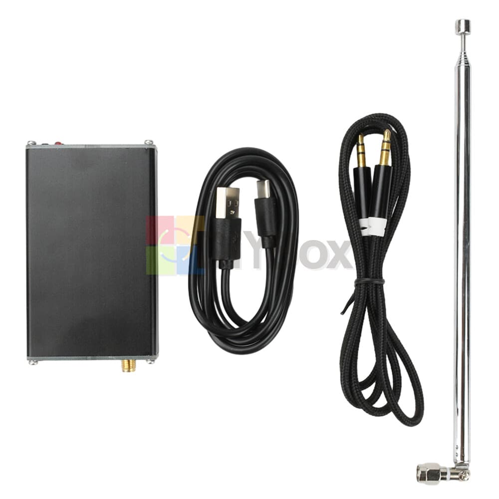 2KM 0.5W FM Transmitter 76M-108Mhz Digital Display Stereo FM Transmitter Type-C 2