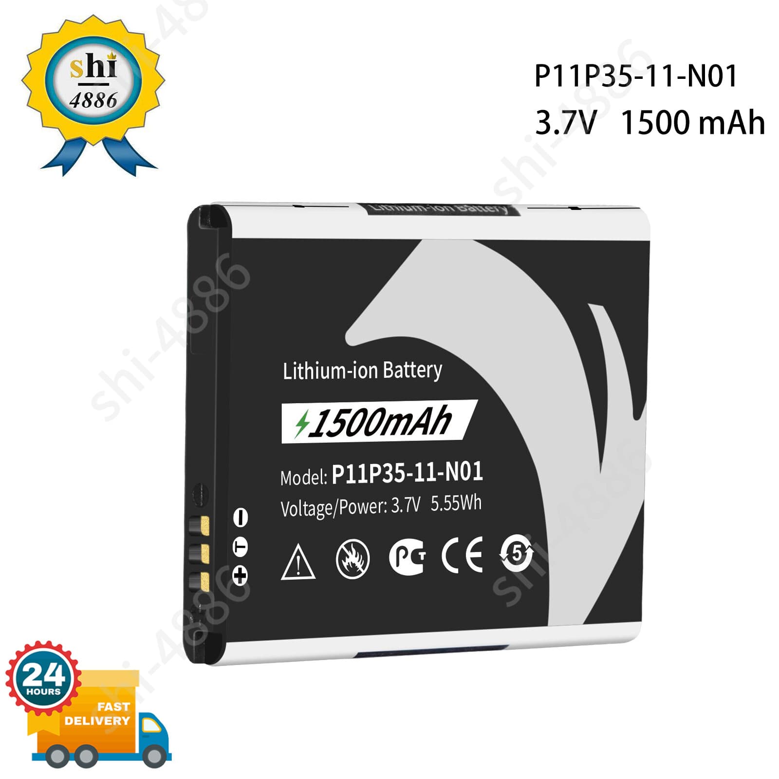 P11P35-11-N01 Battery For Texas Instruments TI-84 Plus CE TI-84 CE ‎3.7L1200SPA