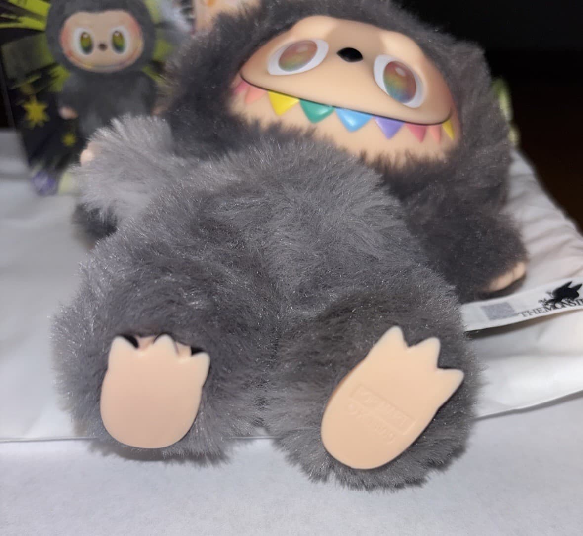 AUTHENTIC POP MART LABUBU The Monsters Big into Energy Vinyl Plush Secret ID US 3