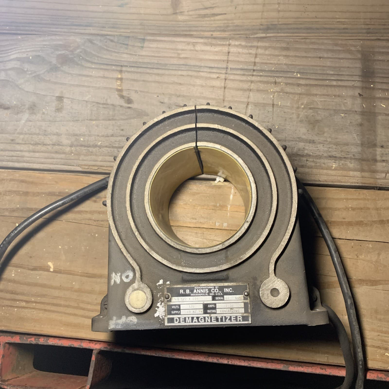 RB Annis 3 1/2 X Cir. Circular Demagnetizer Machinist Tool Maker Surface Grinder