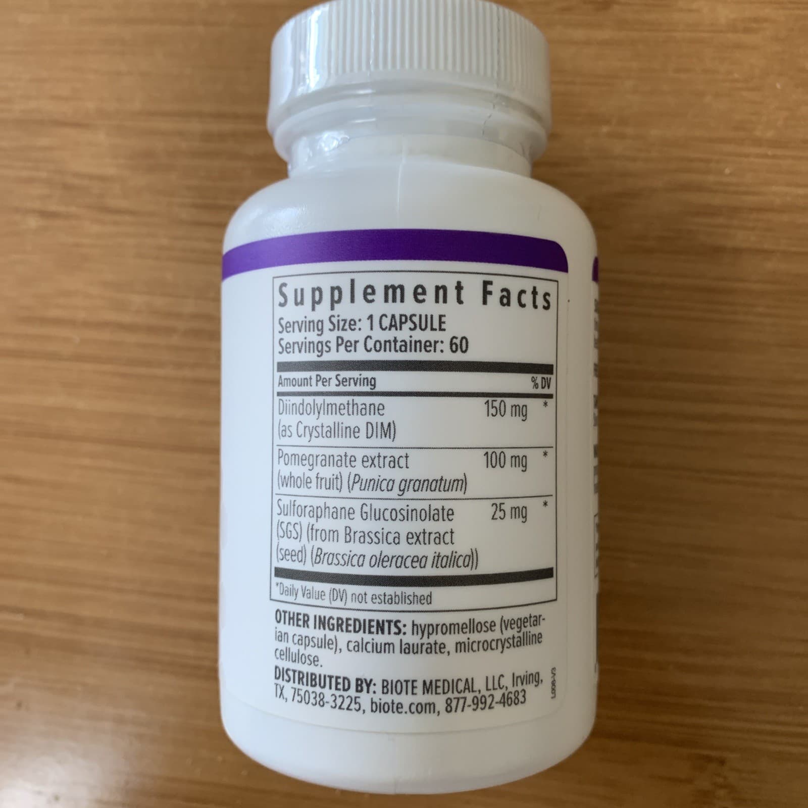 Biote Nutraceuticals - DIM SGS + - Hormone + Detox (60 Capsules) 2