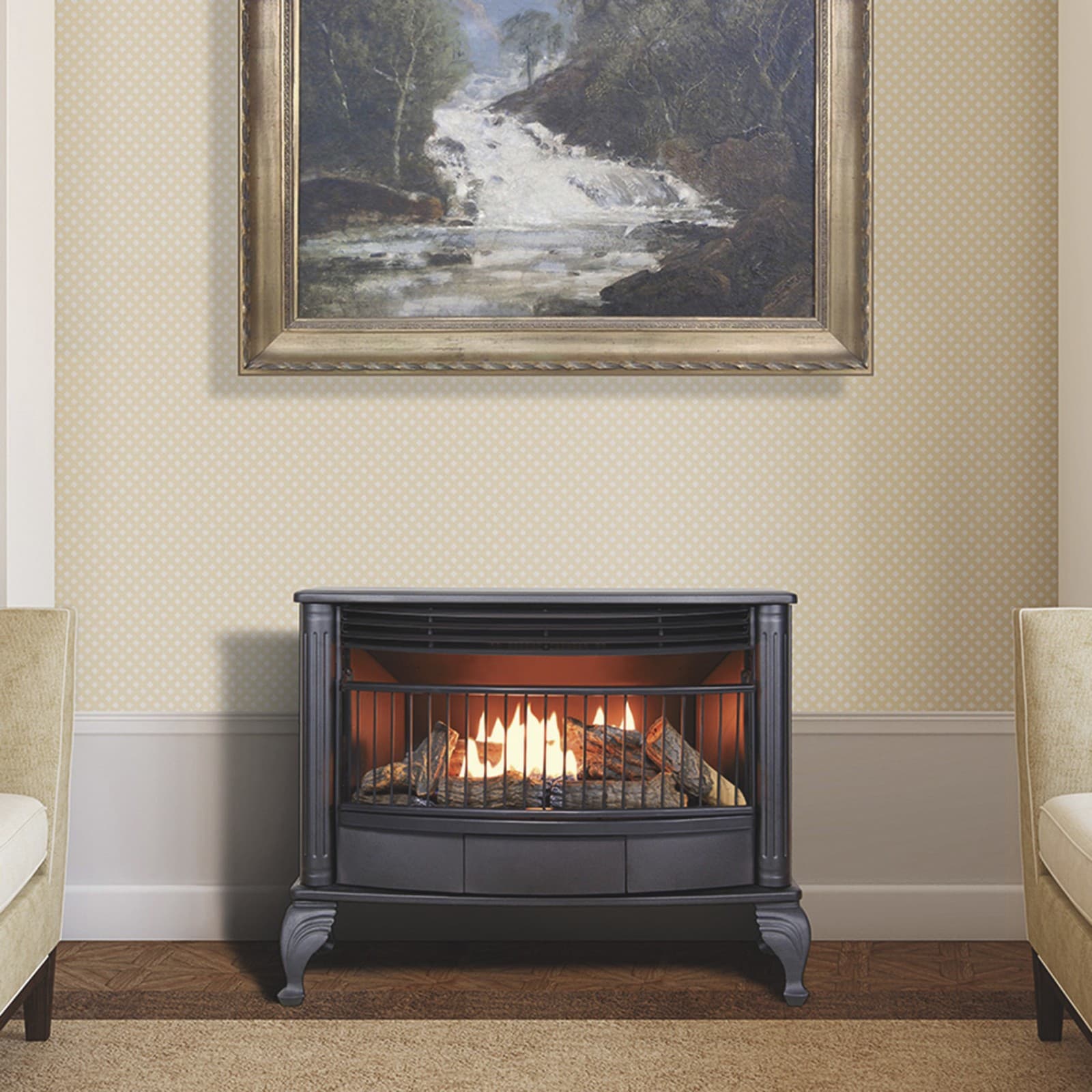 ProCom Vent-Free Dual Fuel Gas Stove, 25,000 BTU, Model# QNSD250T 2