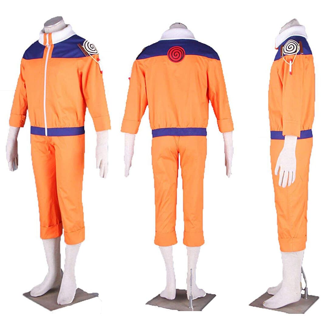Anime Naruto Shippuden Uzumaki Hokage 1st Gen Cosplay Costume Complete Outfit 6