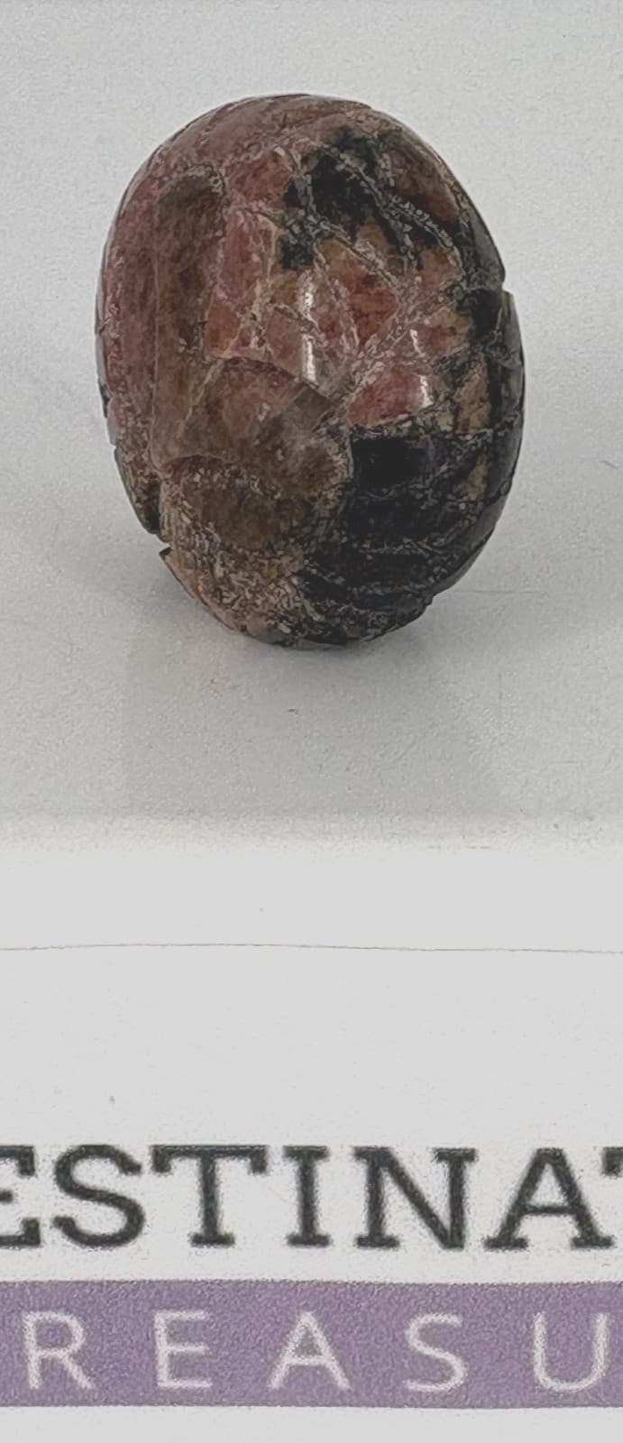 Native American Kateri Sanchez Quandelacy Fetish Rhodonite Barn Owl 3