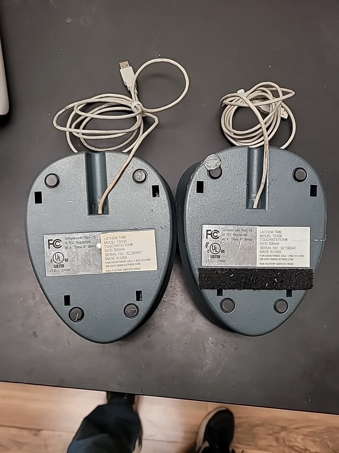 2 Pcs Lathem Touchstation TS100 Biometric Sensor Fingerprint Time Tracker System 2