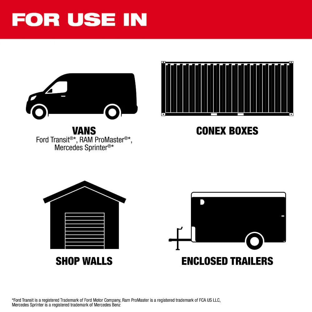Milwaukee 48-21-8000 PACKOUT Modular Storage System Rack w/ Sliding Drawers 5