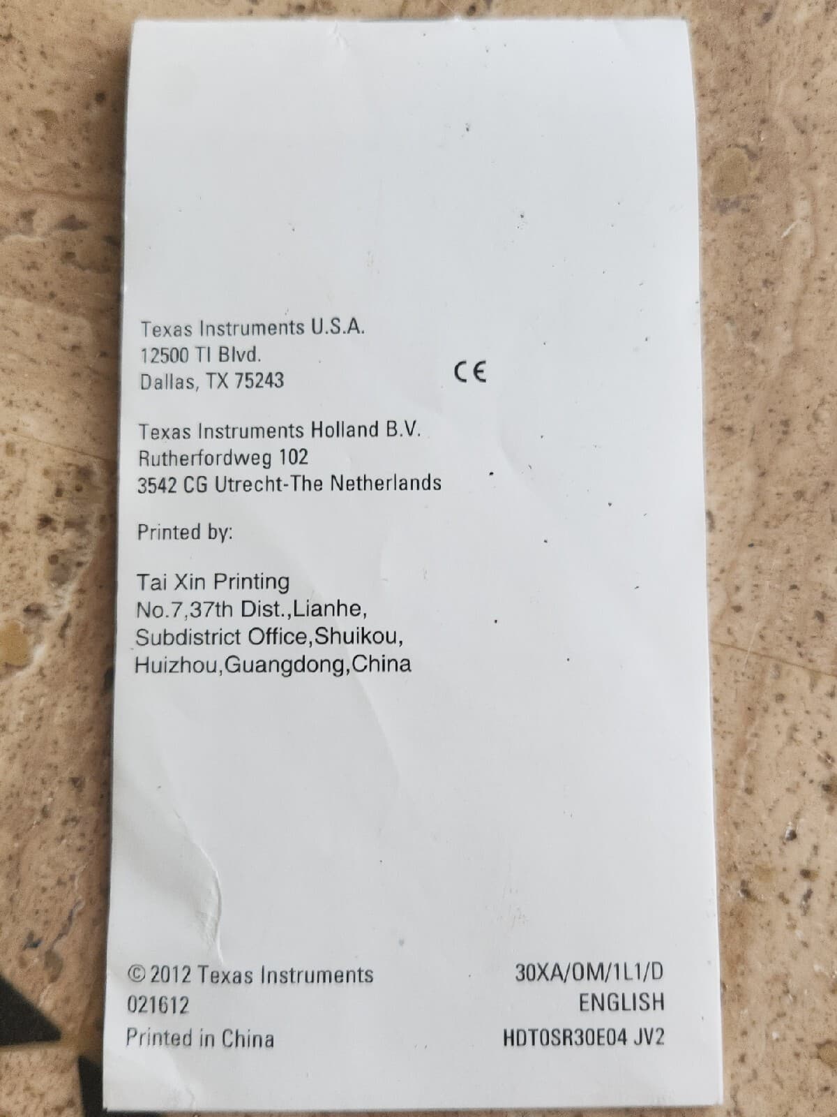  Texas Instruments TI-30Aa Instruction Booklet For Scientific Calculators 3