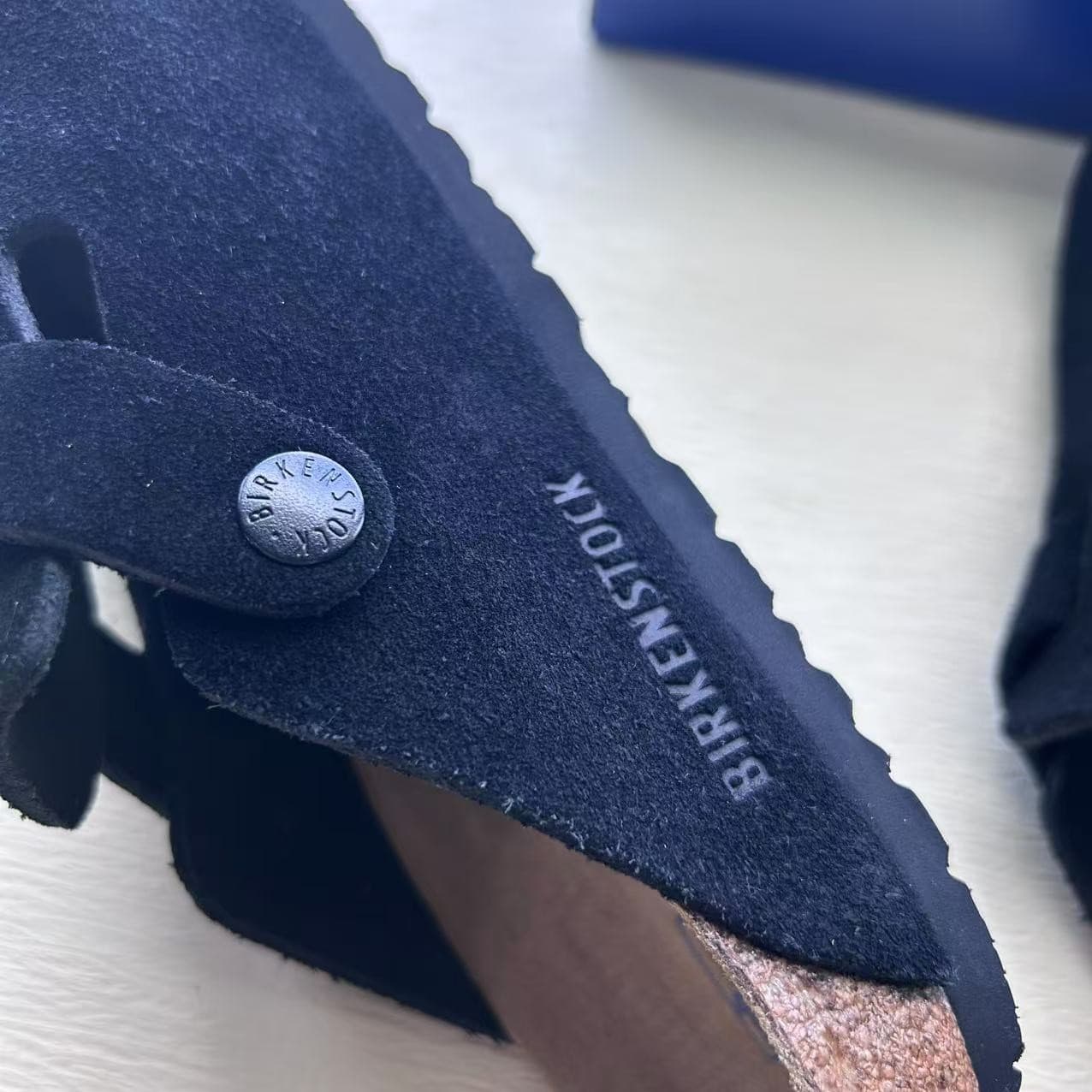 New Birkenstock Boston Clogs Black Suede Soft Footbed Unisex Shoes Size EU 37-45 6