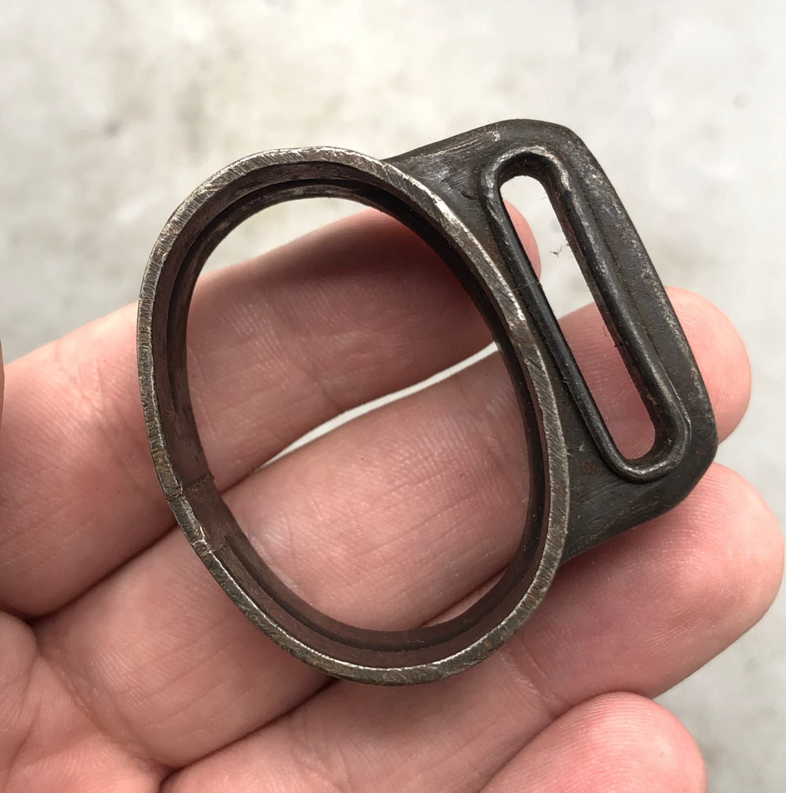 WWII German Mauser K98 Stamped Rear Barrel Band 3