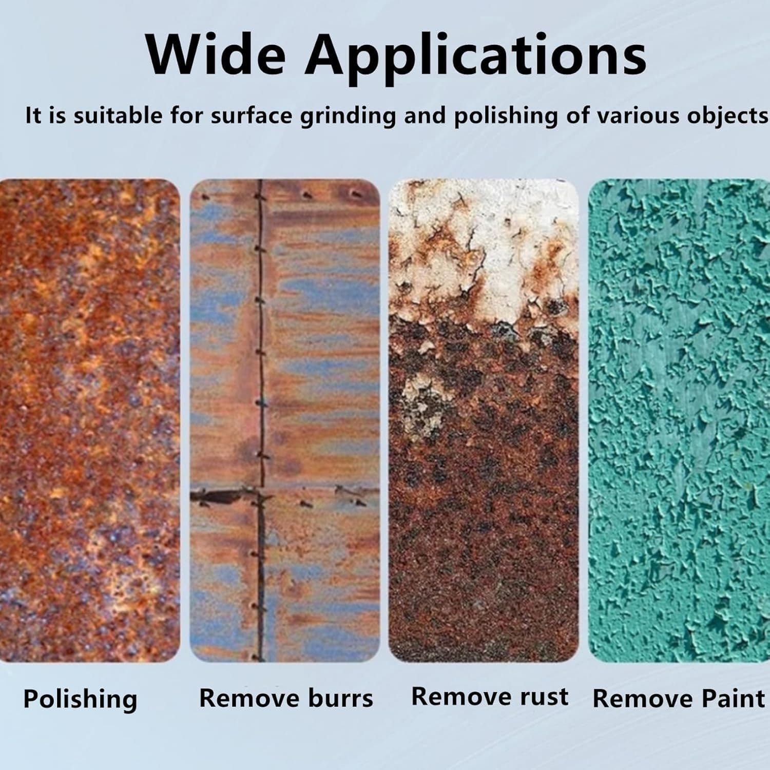 Abrasive Wire Pen Brush for Drill - 1/4 Inch Hex Shank 1 Inch Wire Pen Brush - S 5