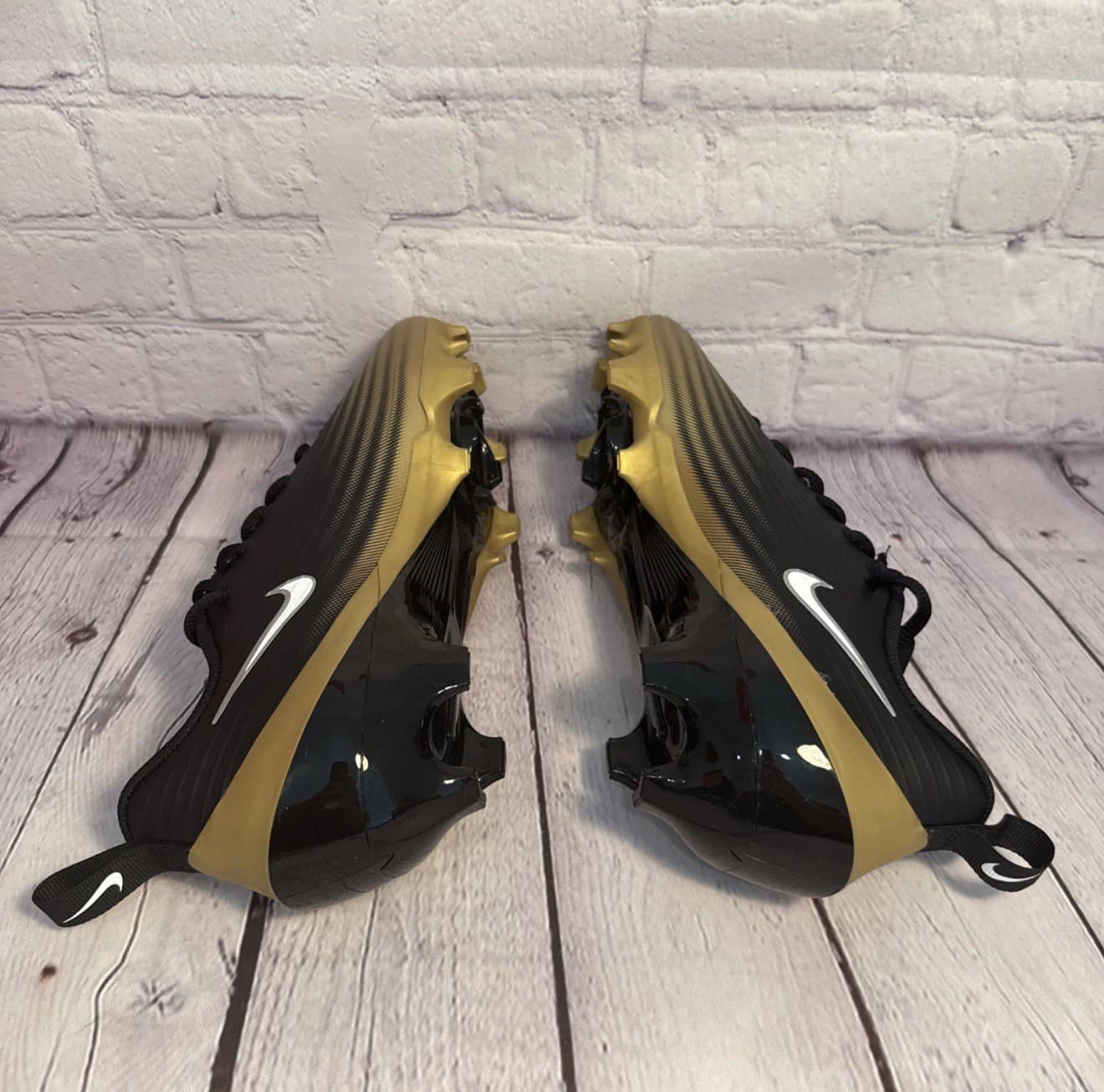 Nike Vapor Speed 3 Black Gold Football Cleats FB3303-003 Men’s Size 8.5 NEW 6