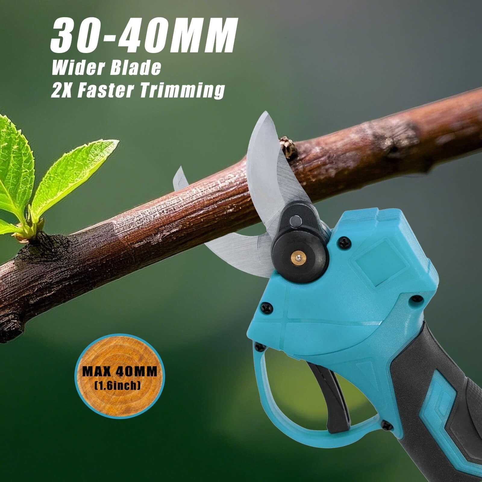 21V Electric Pruning Shears, Tacsaw Upgraded 600W Brushless Electric Pruner w... 4