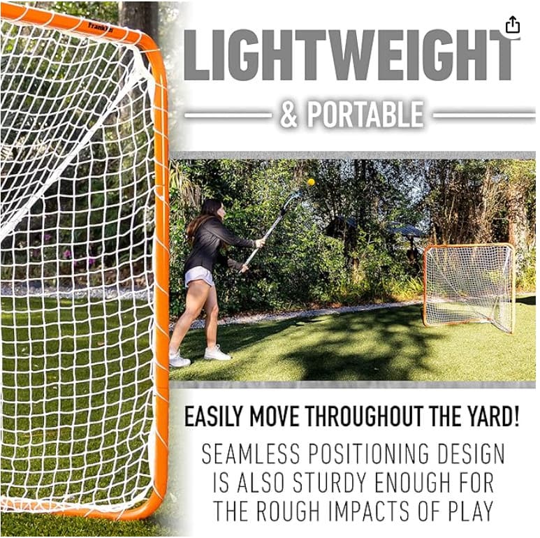 Franklin Sports Backyard Lacrosse Goal - Kids Lacrosse Training Net - Lacross 4