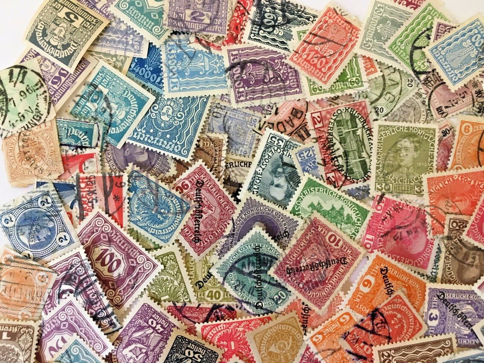 OLD AUSTRIA - 300 STAMPS before 1937, ALL DIFFERENT - Used 2
